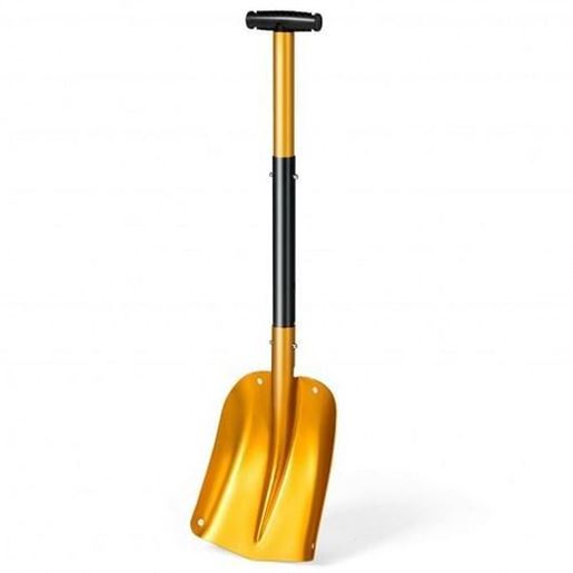 Picture of Adjustable Aluminum Snow Shovel with Anti-Skid Handle and Large Blade