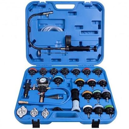 Picture of 28 pcs Pressure Tester Vacuum-Type Cooling System Refill Kit