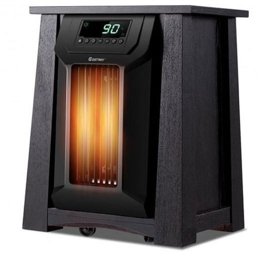 Foto de 1500W 12H Timer Caster Portable Electric Space Heater