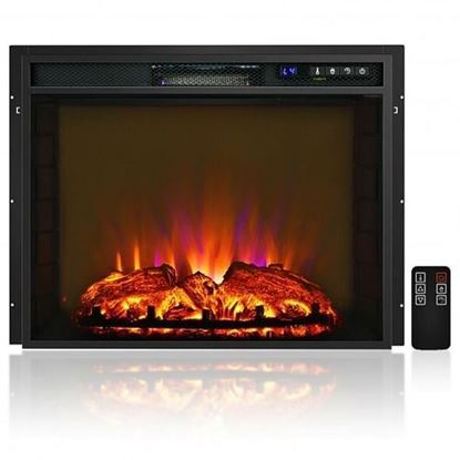 Picture of 26 Inch Recessed Electric Fireplace heater W/ Remote Control 750W/1500W