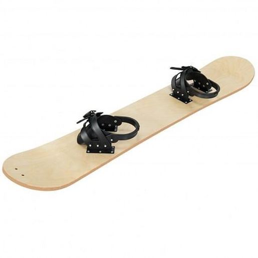 Picture of Winter Sports Snowboarding Sledding Skiing Board with Adjustable Foot Straps