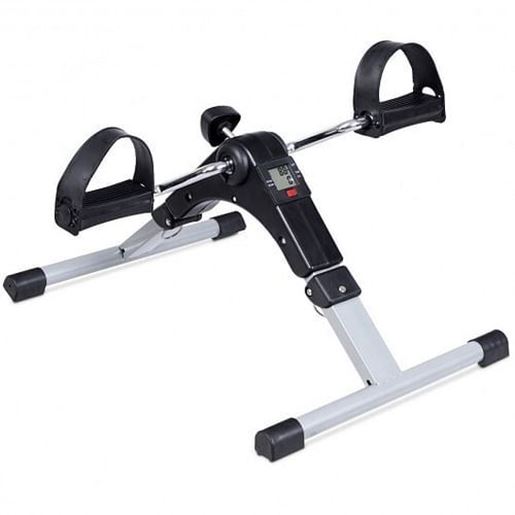 Picture of Folding Under Desk Indoor Pedal Exercise Bike for Arms Legs