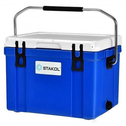 Picture of 26 Quart Portable Cooler with Food Grade Material-Blue