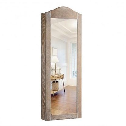 Picture of Cabinet Wall/Door Mounted with Mirror Jewelry Armoire