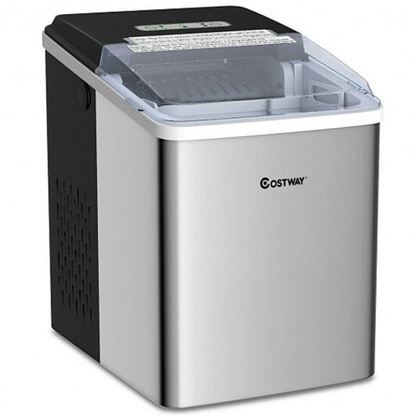 Picture of 26 lbs/24 H Self-Clean Stainless Steel Ice Maker