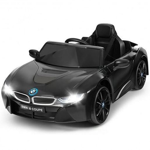 Picture of 12V Licensed BMW Kids Ride On Car with Remote Control-Black