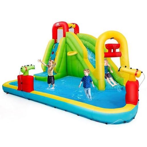 Picture of Inflatable Splash Jump Slide Water Bounce without Blower