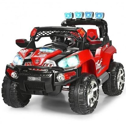 Picture of 12 V Kids Ride On SUV Car with Remote Control LED Lights