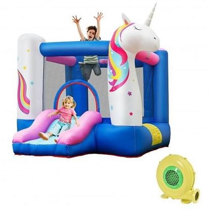 Picture of Kids Inflatable Bounce House with 480W Blower