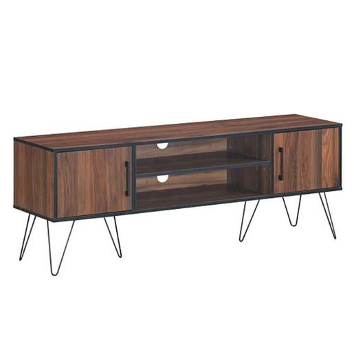 Picture of 60 Inch TV Stand Media Center Storage Cabinet with Metal Leg