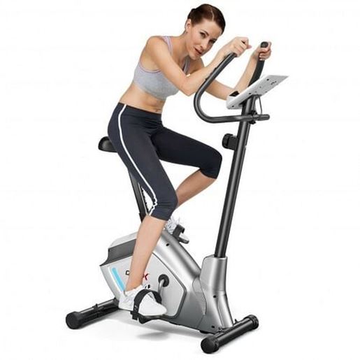 Picture of Magnetic Exercise Bike Upright Cycling Bike with LCD Monitor and Pulse Sensor