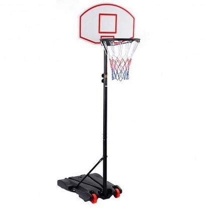 Picture of Adjustable Basketball Hoop System Stand with Wheels