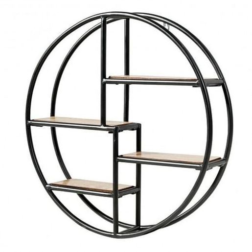 Picture of Hanging Storage Shelf Circular Wall-Mounted 4-Tier Rack