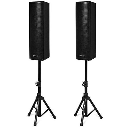 Picture of 2000W Set of 2 Bi-Amplified Speakers with USB/SD Card Input