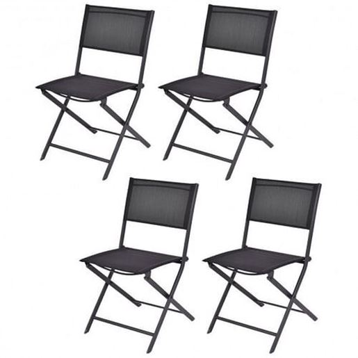 Picture of Set of 4 Outdoor Patio Folding Chairs