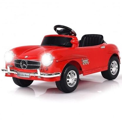 Picture of Licensed Mercedes Benz 6V Battery Powered Kids Ride On Car with Parent Remote Control-Red