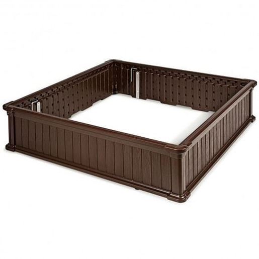 Picture of 48 Inch Raised Garden Bed Planter for Flower Vegetables Patio-Brown