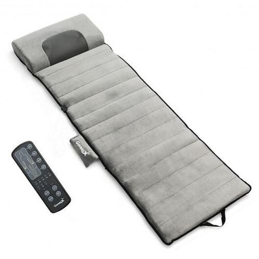 Picture of Foldable Full Body Massage Mat with Shiatsu Heated Neck Massager