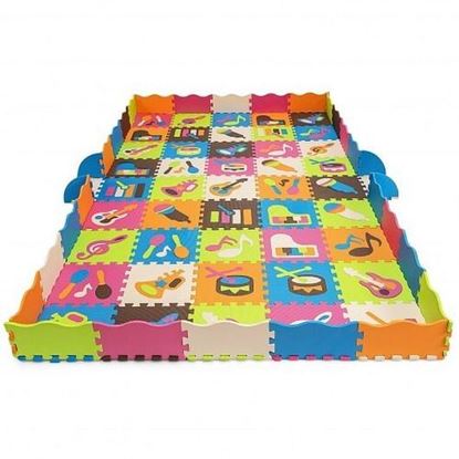 Picture of 125 Pieces Baby Foam Interlocking Play Mat with Instruments Styles