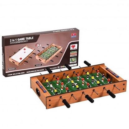 Picture of 2-in-1 Indoor/Outdoor Air Hockey Foosball Game Table