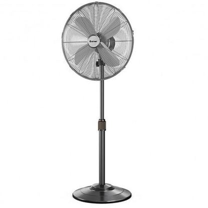 Picture of 16 Inch Metal Adjustable Oscillating Pedestal Fan-Black