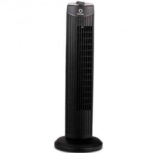 Picture of Fantask 35W 28 Inch Quiet Bladeless Oscillating Tower Fan-Black