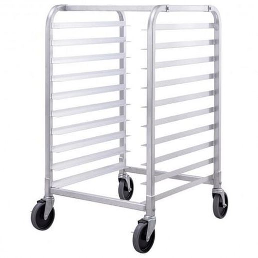 Picture of 10 Sheet Aluminum Rolling Bakery Pan Rack