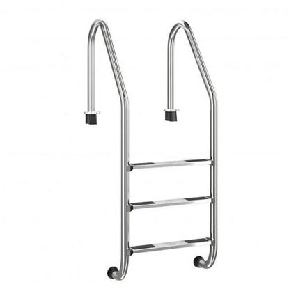 Picture of 3 Step Stainless Steel Swimming Pool Ladder Handrail for Pool