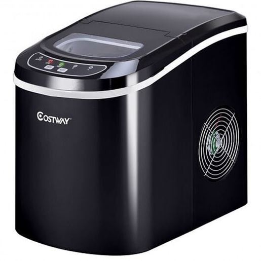 Picture of Mini Portable Compact Electric Ice Maker Machine-Black