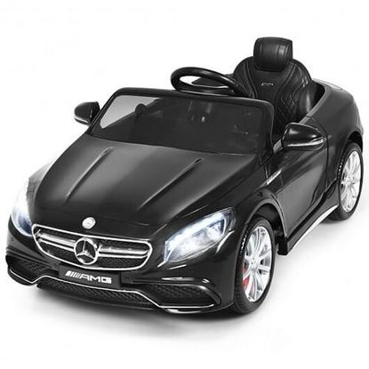 Picture of 12 V Mercedes-Benz S63 Licensed Kids Ride On Car-Black