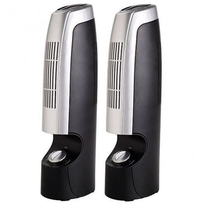 Picture of 2 Pieces Mini Ionic Whisper Home Air Purifier for Dust and Smoke