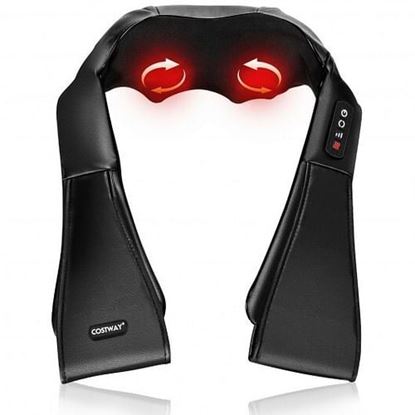 Foto de Shiatsu Neck Massager with Heat and Deep Tissue 3D-Kneading-Black