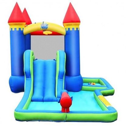 Picture of Kids Inflatable Bounce House Water Slide without Blower