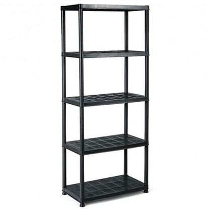 Foto de 5-Tier Storage Shelving Freestanding Heavy Duty Rack