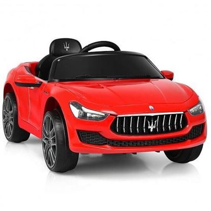 Picture of 12V Remote Control Maserati Licensed Kids Ride on Car-Red