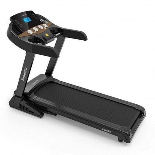 Picture of 3.75HP Electric Folding Treadmill with Auto Incline 12 Program APP Control