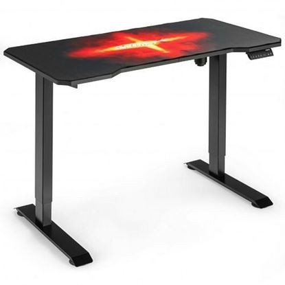 Picture of Electric Standing Gaming Desk with Height Adjustable Splice Board