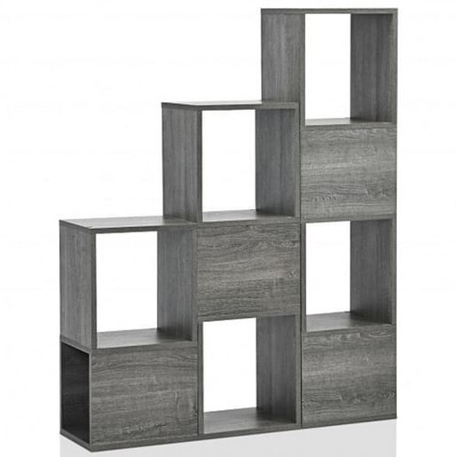 Picture of Freestanding Display Shelf for Living Room-Gray