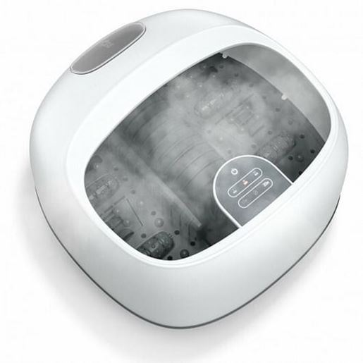 Picture of Steam Foot Spa Massager With 3 Heating Levels and Timers-White