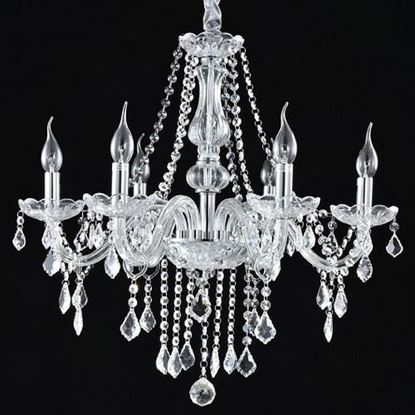 Picture of Elegant Crystal Chandelier Ceiling Light