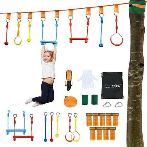 Picture of 50 Ft Ninja Obstacle Course Line Kit for Kids