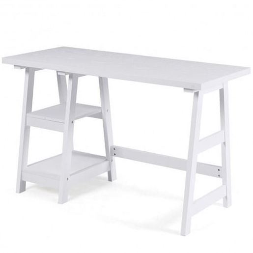 Picture of MDF Board Computer Writing Study Desk-White