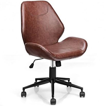 Picture of Office Home Leisure Mid-back Upholstered Rolling Chair