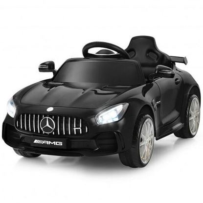 Picture of 12V Licensed Mercedes Benz Kids Ride-On Car with Remote Control-Black