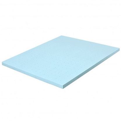 Picture of 4 Inch Gel Injection Memory Foam Mattress Top Ventilated Mattress Double Bed-King Size - Size: King Size