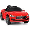 Picture of 12V Remote Control Maserati Licensed Kids Ride on Car-Red - Color: Red