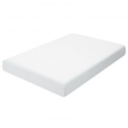 Picture of 8 Inches Foam Medium Firm Mattress with Removable Cover-Twin Size - Color: White - Size: Twin Size