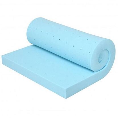 Picture of 3" Gel-Infused Cooling Bed Topper for All-Night Comfy-75 x 39 inch - Size: 75 x 39 inch