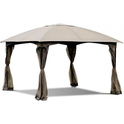 Picture of 11.5 x 11.5 Feet Fully Enclosed Outdoor Gazebo with Removable 4 Walls