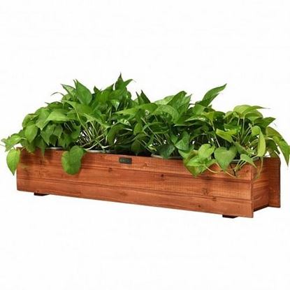 Foto de Wooden Decorative Planter Box for Garden Yard and Window